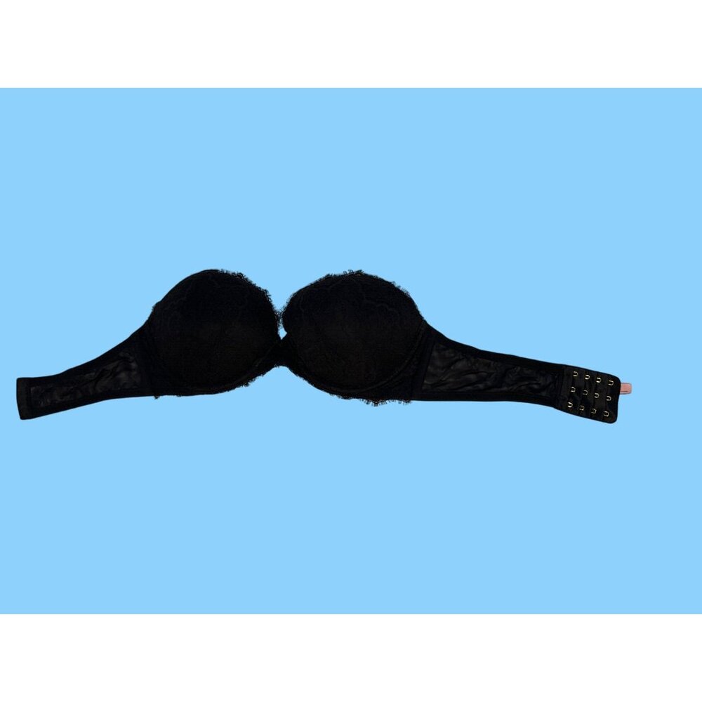 DOBREVA Women's Strapless Push Up Bra Lace - 36C